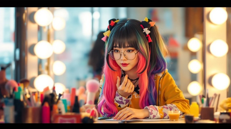 假发与道具：黄色一级片视频的妆造全过程高清封面
