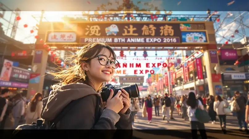 二次元握手会：黄色一级片视频的漫展vlog高清封面