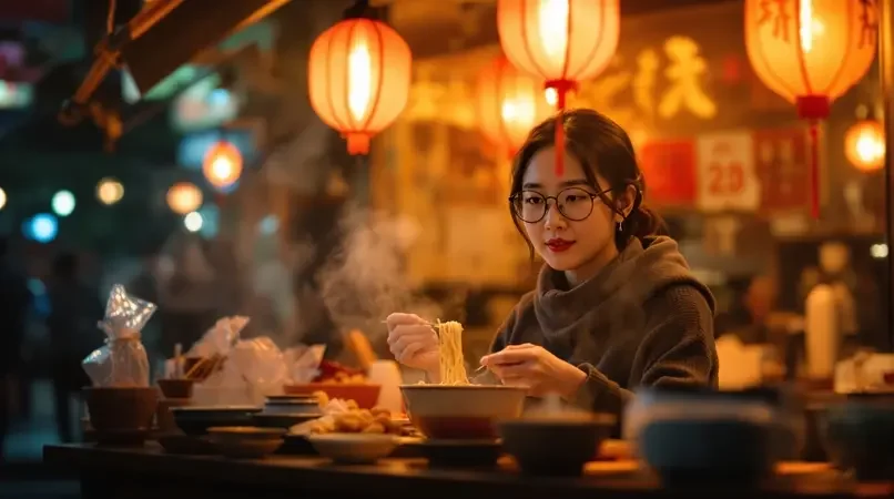 深夜食堂：黄色一级片视频的街头美食探店高清封面